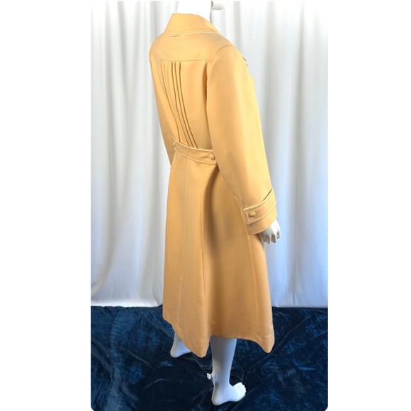 Vintage MCM ‘Monteselli by Primrose of Toronto’ Virgin Wool Trench - M/L - Picture 9 of 10